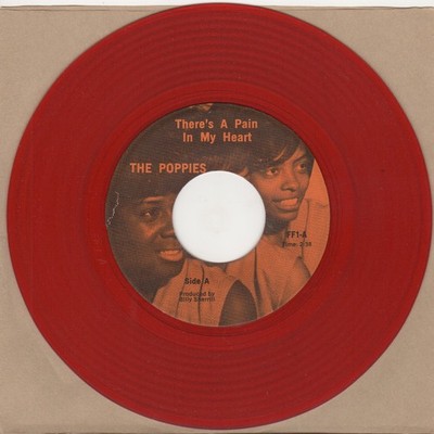 Poppies There's A Pain In My Heart FF1 / red vinyl Soul Northern Motown