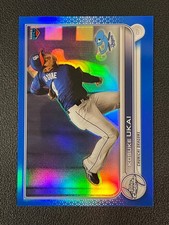 Kosuke Ukai 2022 Topps Chrome NPB Rookie Blue Refractor /150 Dragos 208