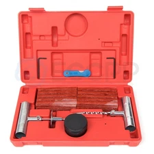 57pc Tire Repair Kit DIY Flat Tire Repair Car Truck Motorcycle Home Plug Patch