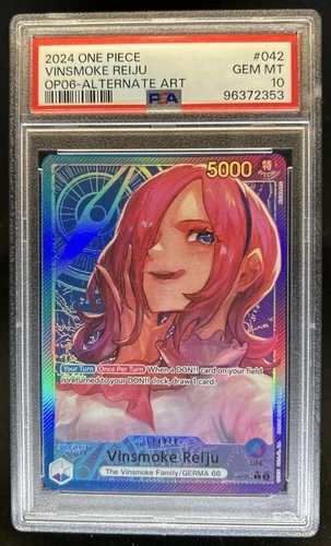 2024 One Piece OP06 Vinsmoke Reiju Alternate Art #OP06-042 PSA 10 Gem Mint