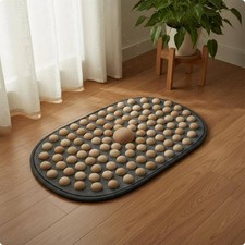 Wooden Foot Anti-Crack Acupressure Foot Board Relief Reflexology Mat for Home,
