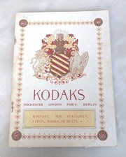 VTG KODAK 1898 ORIGINAL PRODUCT CATALOG