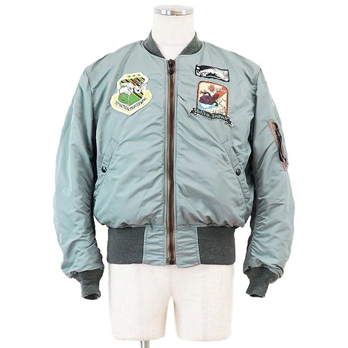 ISSEY MIYAKE ×TOYS McCOY Collaboration Flight Jacket Mens Size 38 Sage green - product listing photo