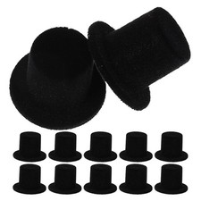 40 Pcs Snowman Top Hat for Crafts Mini Ornaments Crafting Accessories