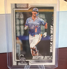 Topps 2026 Series One Brenton Doyle WALK this WAY #164 Rockies Insert