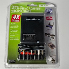 Powerline MULTI-USE AC Adapter USB Power 90334 NEW