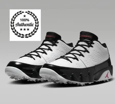 Air Jordan 9 G Golf White Black True Red FJ5934-100 Men’s Size 5 /wms 6.5