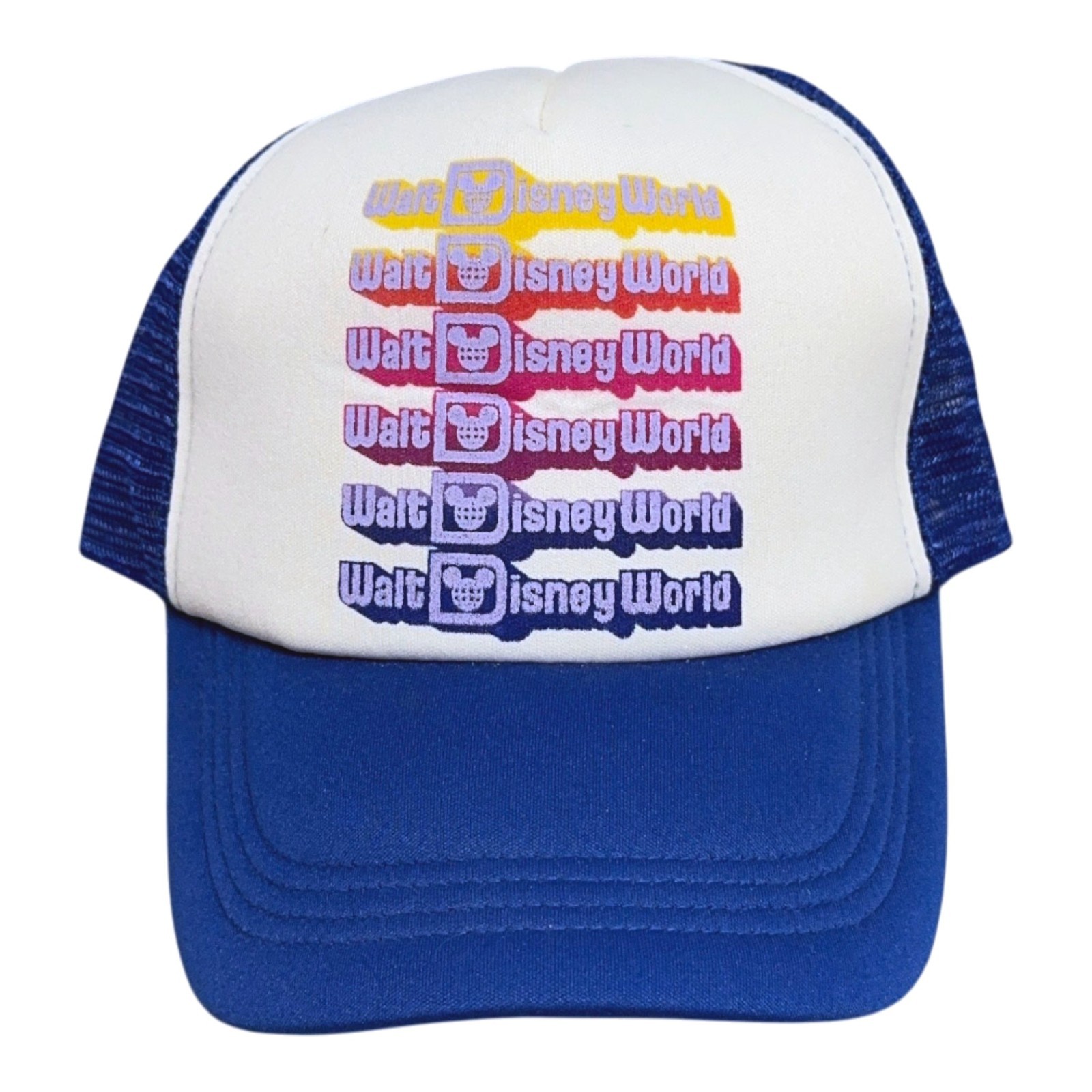 Disney Parks Blue Mesh Foam Snapback Trucker Cap