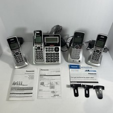 Panasonic KX-TG994SK DECT Bluetooth Link 2 Cell 4-Handset Cordless Phone  Works