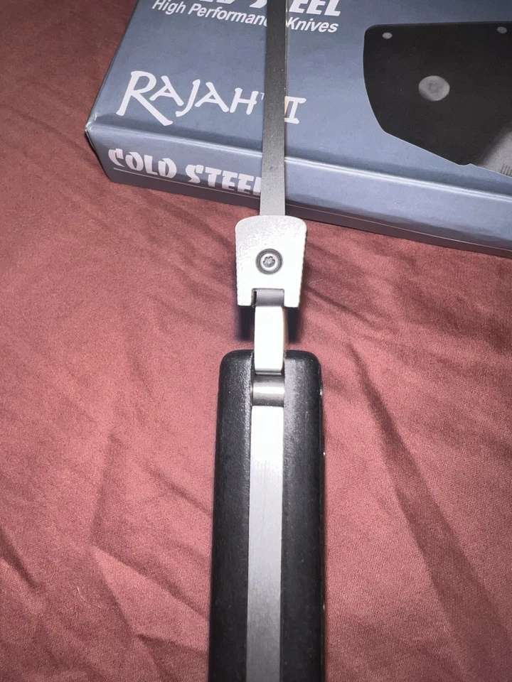 Cuchillo Plegable Cold Steel Rajah 2 6" Lavado a Piedra AUS-10A Hoja de Acero Mango Griv-Ex Foto 3 de 4