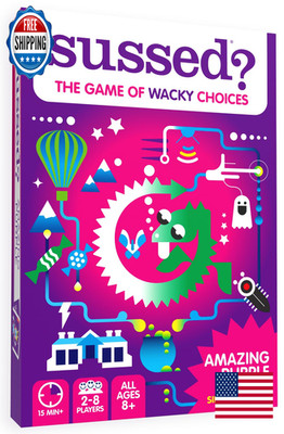 SUSSED The Wacky 'What Would You Do?' Card Game - Ages 8+, 2-8 Players - Kids St