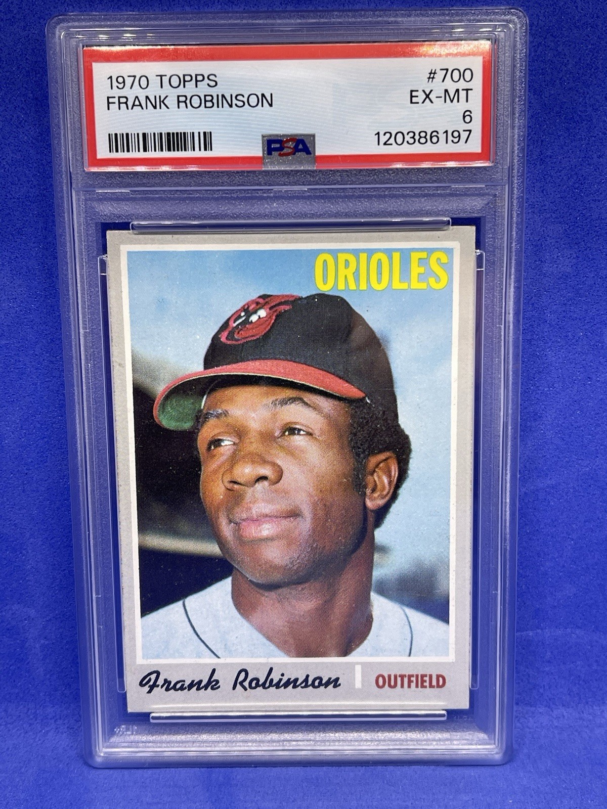 1970 Topps #700 Frank Robinson PSA 6 Orioles