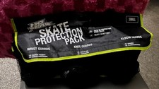No Fear Skate Protection Pack Black, Guards Wrist, Knees Elbows, Size Small