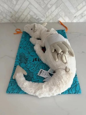 Jellycat Snow Dragon 50cm Large Size Brand New w/Tags&Dust Bag