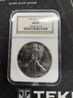 1989 $1 Silver American Eagle NGC MS 69