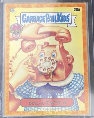 GPK 40th Anniversary Orange /25 Dial-A-Twyla 28a 2025 Topps Rare Parallel 01/25