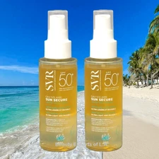 2 PACK  SVR Sun Secure Eau Solaire SPF50+ Moisturizing Sun Water 3.4oz Exp 11/26