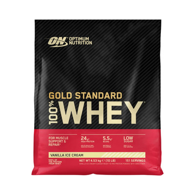 Optimum Nutrition 100% Whey Gold Standard (10lbs) Vanilla Ice (46,66 EUR/kg)