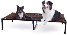 K H Outdoor Elevated Dog Bed - Cooling Raised Dog Bed for Large  Extra-Large Pe