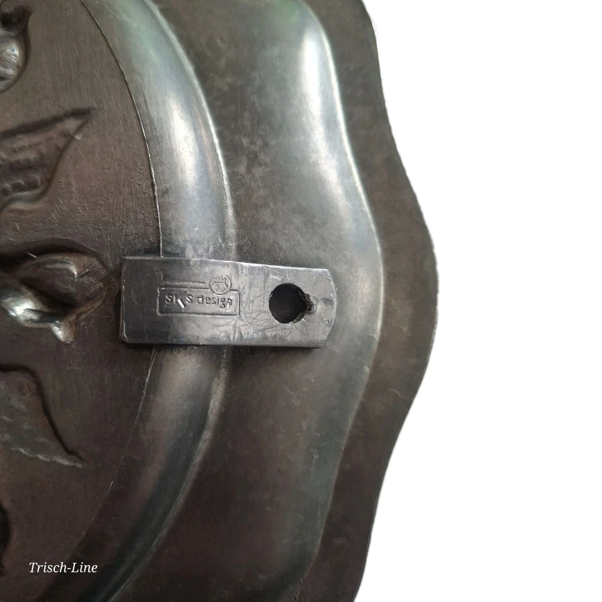 zinn wandteller 1960-1970 von SKS DESINGE 