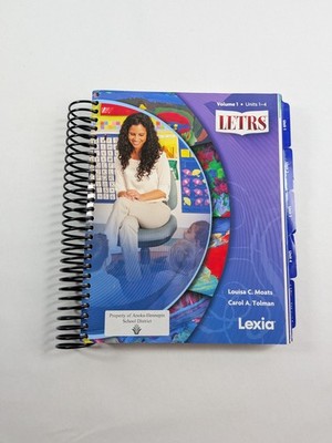 LETRS Volume 1 Units 1-4 Moats Tolman 2019 Language Reading Spelling