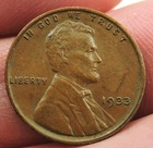 1933 Lincoln Wheat Cent XF