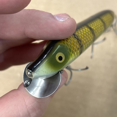 Vintage Heddon Vamp Wooden Fishing Lure | eBay