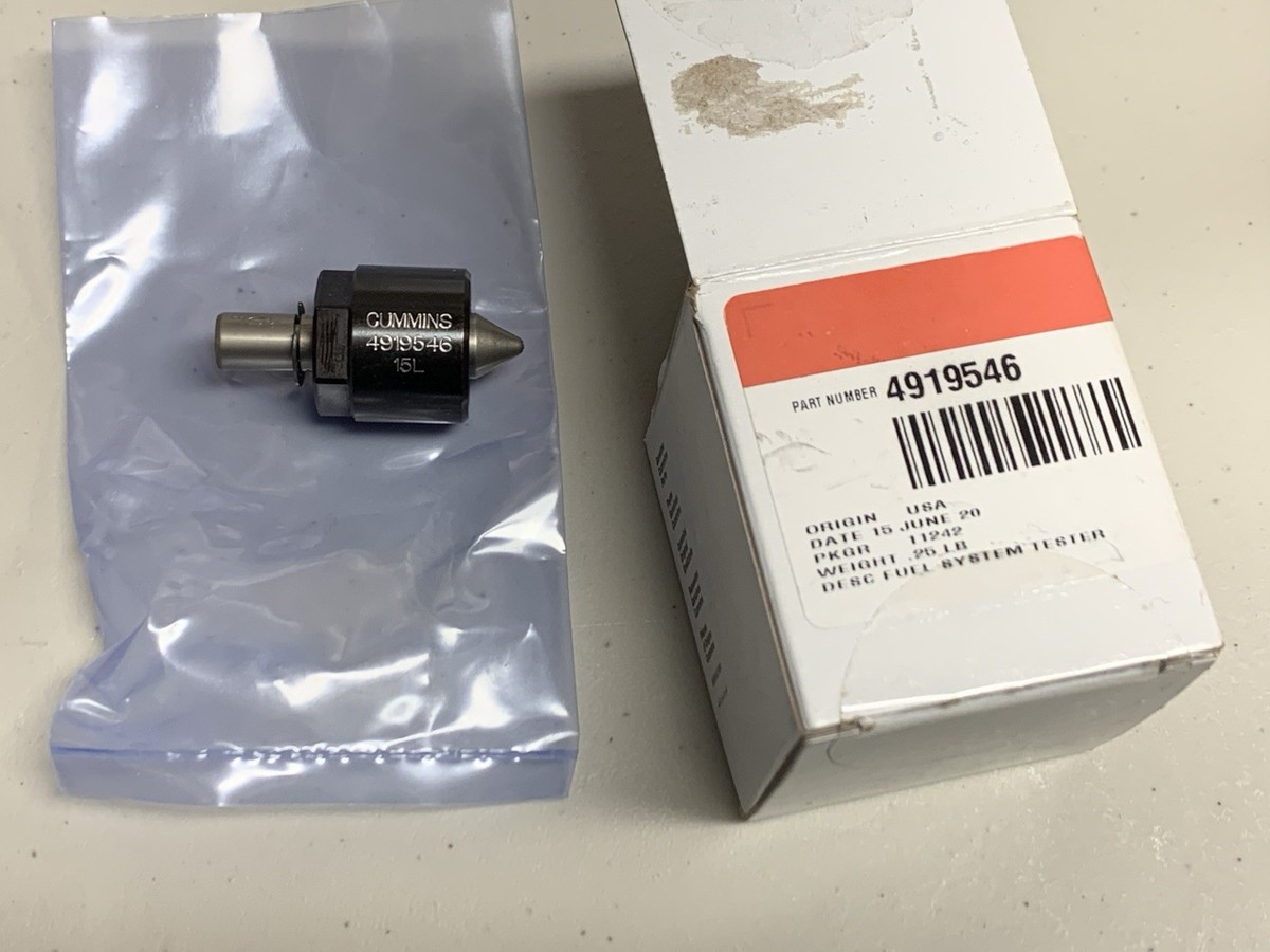Cummins Fuel System Leak Tester 4919546 | eBay