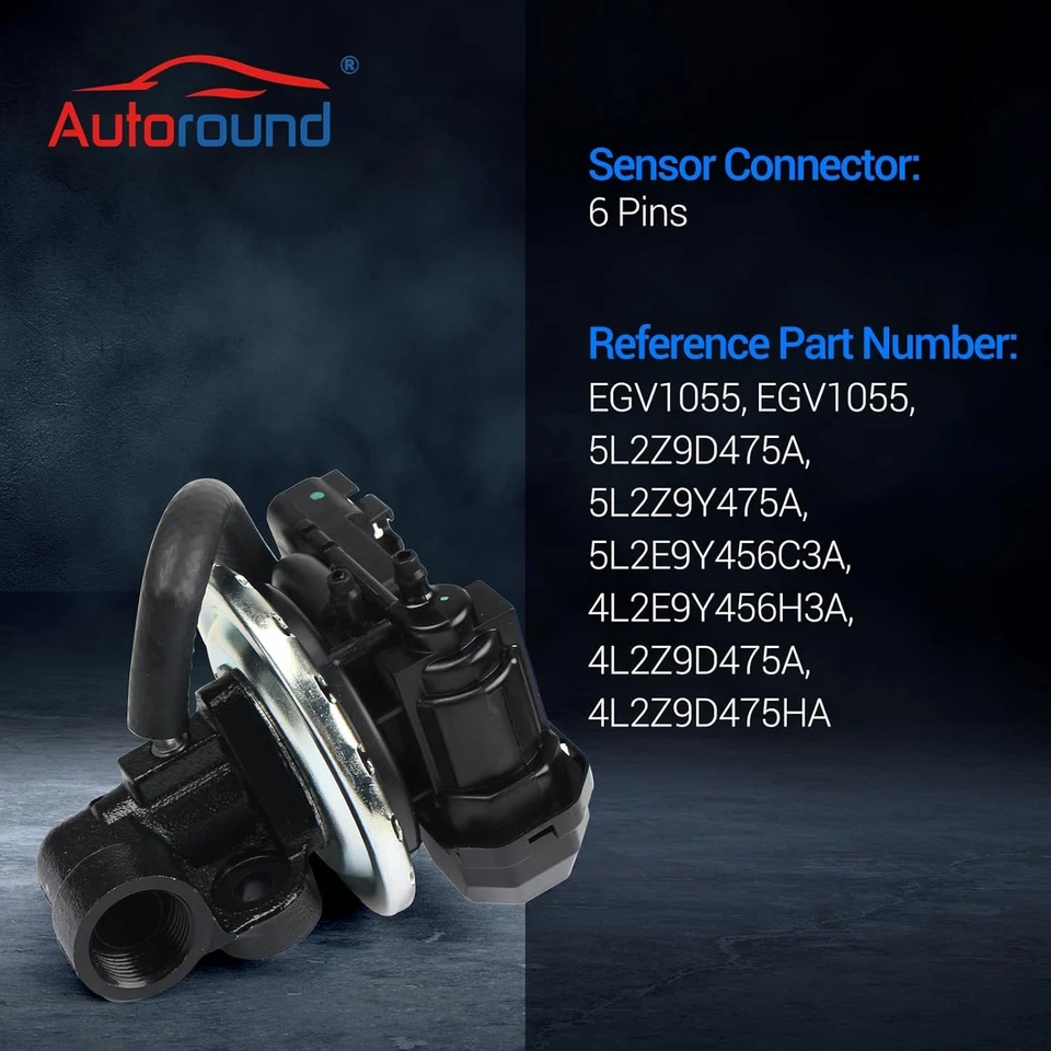 Autoround EGR Valve EGV1055 Compatible with 2004-2010 Ford Explorer/Explorer... - Image 3 of 4
