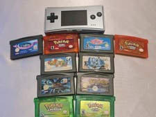 Nintendo Gameboy Micro Console and games
