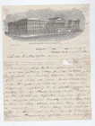 CIVIL WAR LETTER - 5th Maine Infantry, Rebel Fire Mt Vernon & Charcoal Medicine!