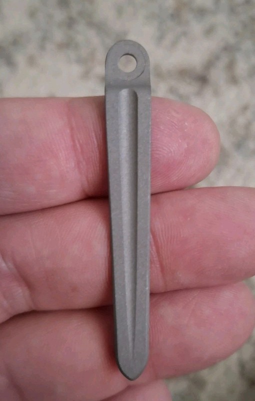Ti Deep Carry Clip for Chris Reeve Sebenza 25, Umnumzaan, and Inkosi Models