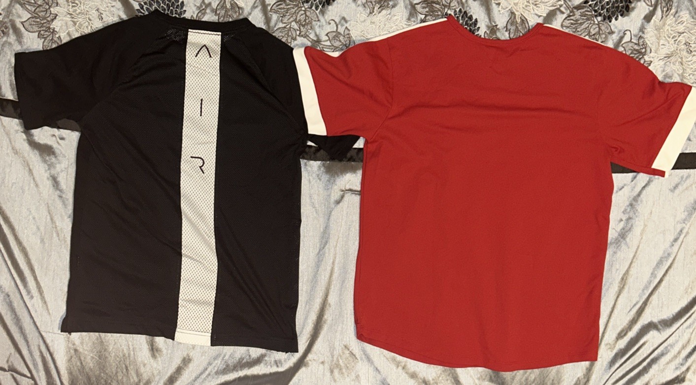 Lot Of 2 Youth Large T Shirts - Air Jordan + Nike Jr Tennis thumbnail 2