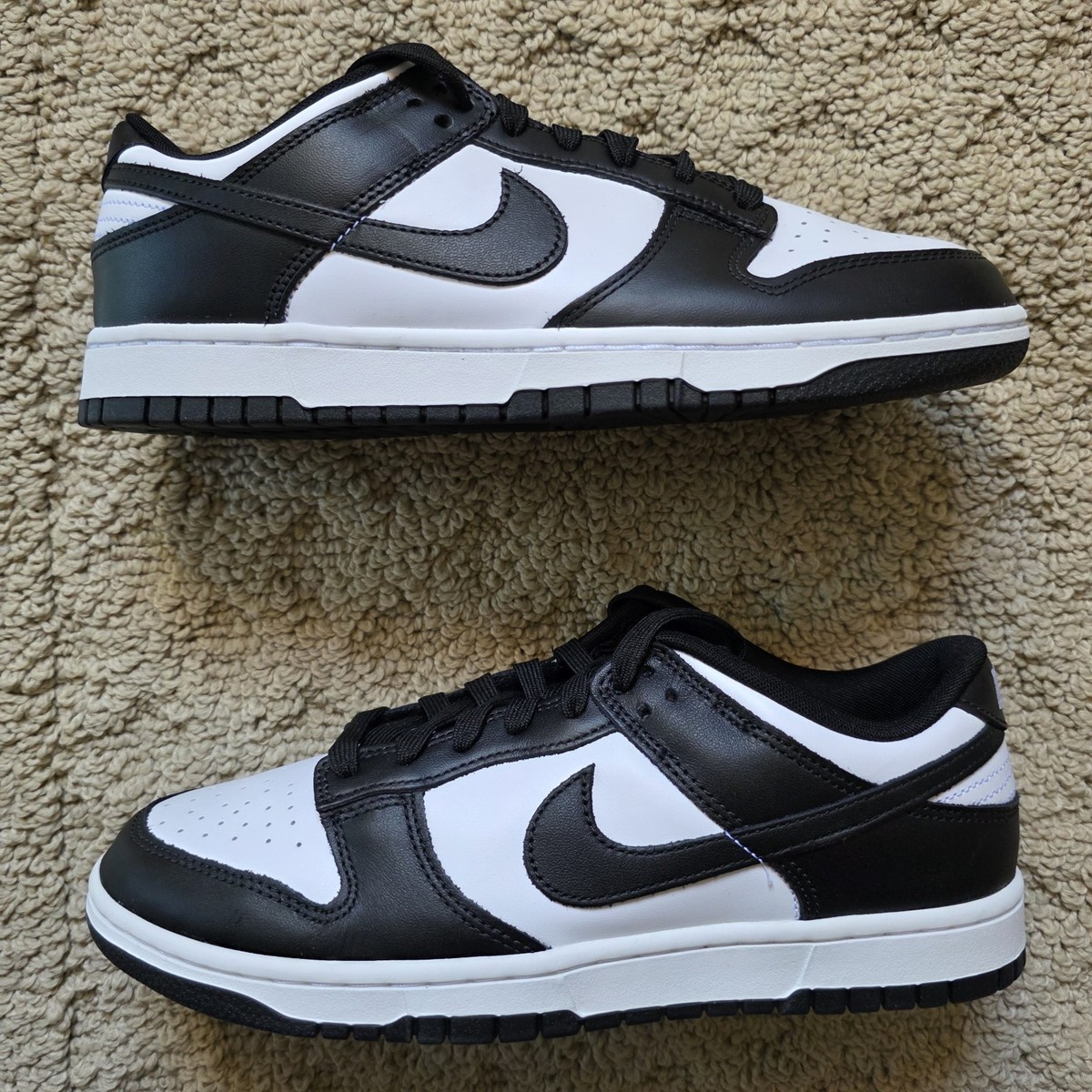 Nike Dunk Low Black White Brand New Sz 9.5 | eBay