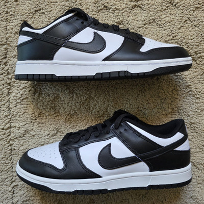 Nike Dunk Low Black White Brand New Sz 9.5 | eBay