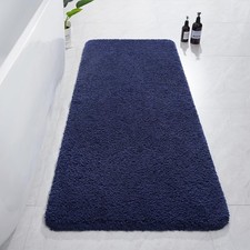 Luxury Long Bathroom Runner Rug, 24x60 Inch Thick Soft and Absorbent Microfiber