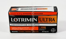 Lotrimin ULTRA butenadine 1% Antifungal CREAM 1.1oz tube 1 week NIB 06/2028