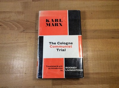 The Cologne Communist Trial, Karl Marx, 1971 Hardcover 1st U.S. Ed., Ex-Library