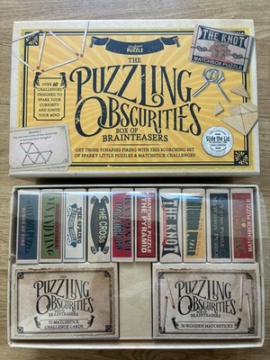 Professor Puzzle The Puzzling Obscurities Box of Brainteasers 60 Puzzle Set