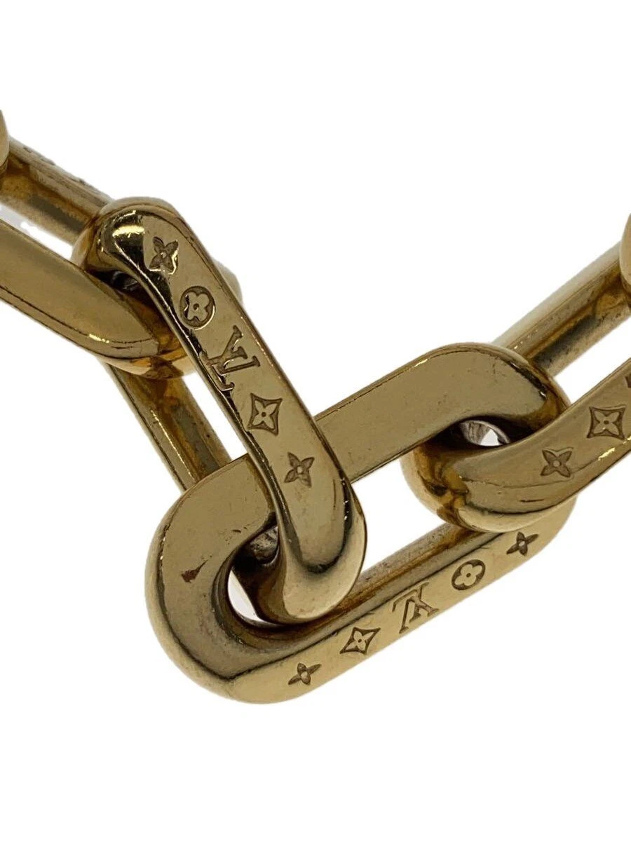 LOUIS VUITTON（LV） LOUIS VUITTON Collier LV Bordo Placcato Oro Uomo MP3003 Leggero Graffio