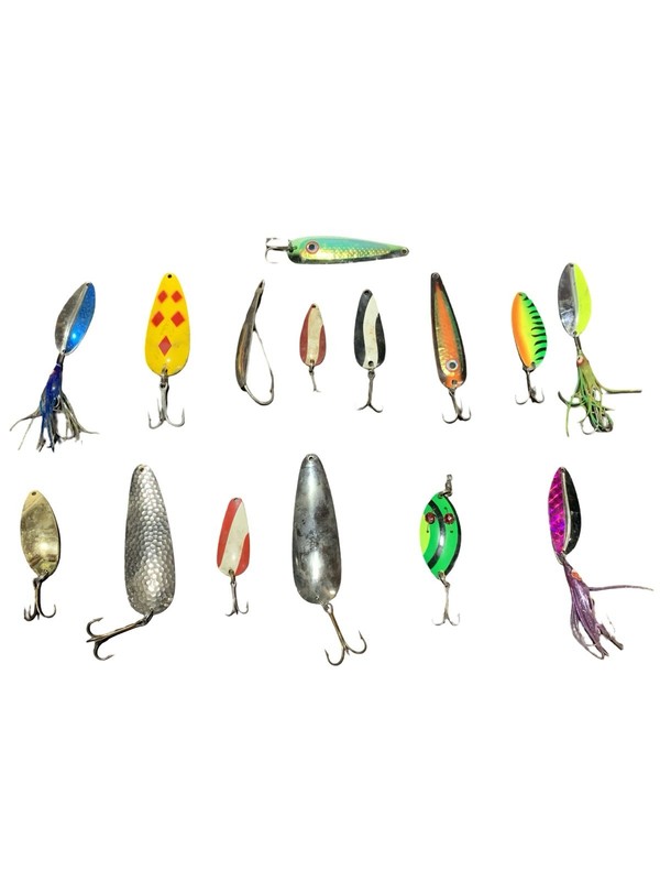 Lot Of 15 Fishing Spoons