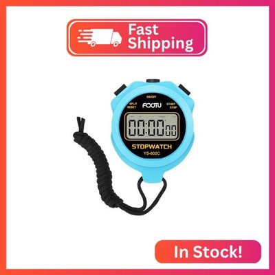 FCXJTU Digital Simple Stopwatch Timer, No Bells, No Alarm, Simple Basic Operatio