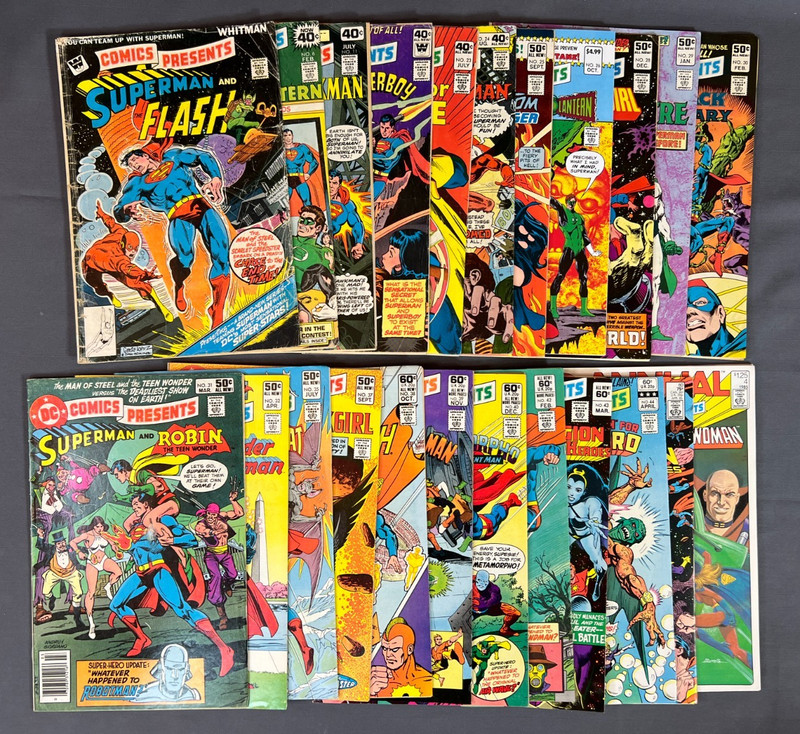 DC Comics Presents (1979) #1-14, 23 - 26, 28- 32, 35 - 44, 80 Lot of 23 comics