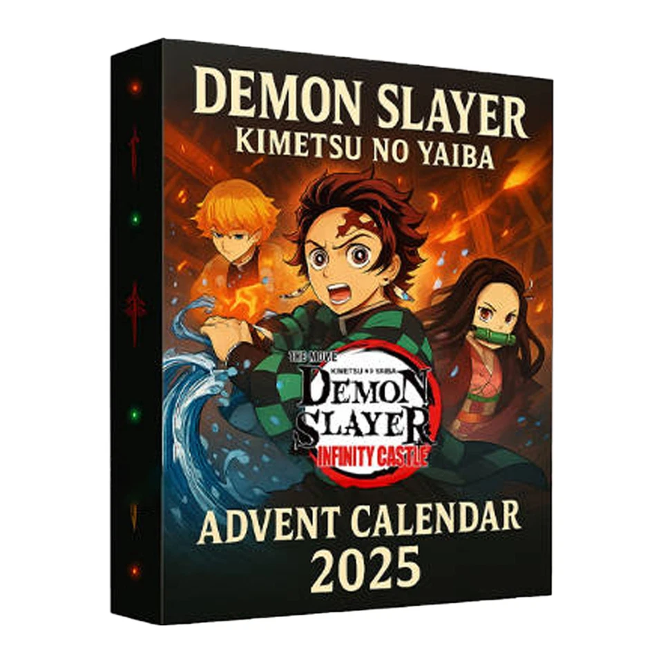 2025 Demon-Slayer Advent Calendar With 24Days Surprise Collectible For Kids - Image 2 of 4