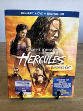 Hercules Extended Cut Blu-ray  DVD, 2014 W/Slipcover, Mint Discs