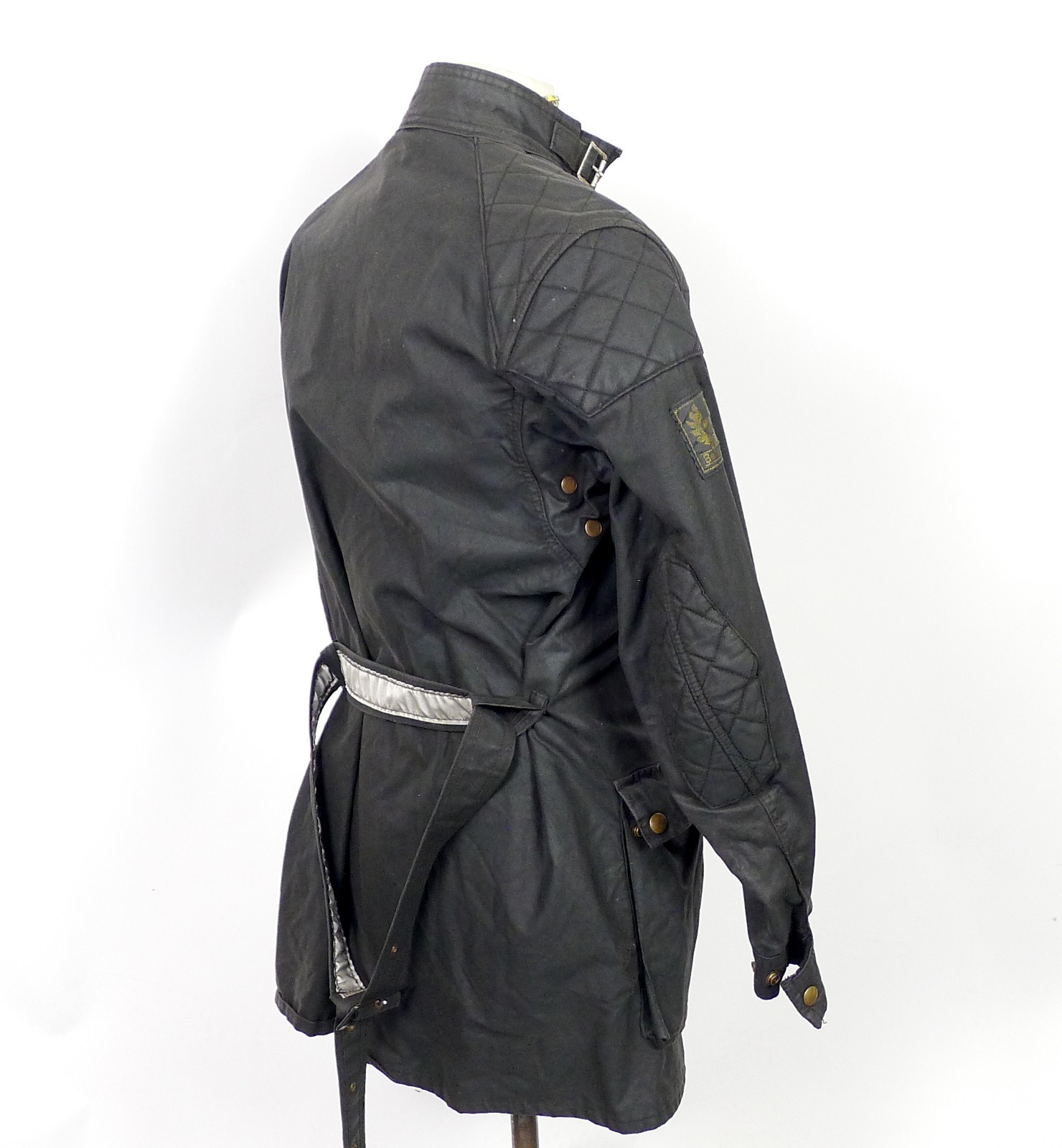 Vintage 1980's Trial Master Proffessional Black Waxed Jacket Size 44 UK #363 image 5
