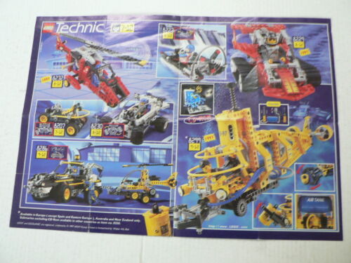 LEGO BROCHURE FLYER CATALOG TOYS TECHNIC 1997 DUTCH 2 PAGES 054 - Picture 1 of 2