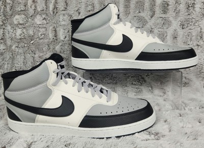 nike court vision mid basketball trainers in smoke grey