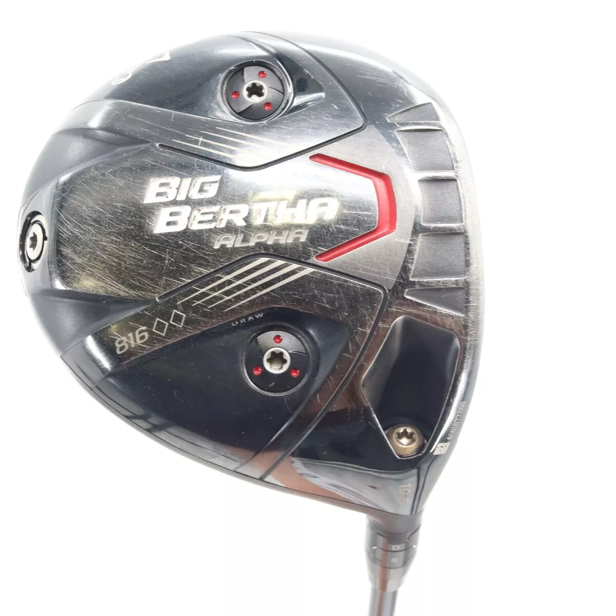 Callaway Big Bertha Alpha 816 Double Black Diamond 10.5 Driver Stiff  P-111591