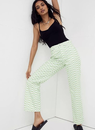 Ragged Priest Like Green Wave Jeans | eBay